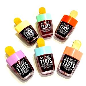 Ice Cream Shape Lip Gloss Tint  6 Colors